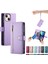 IPhone 13 Mini Çok Fonksiyonlu Kart Yuvaları Bilek Kayışı Cüzdan Için Flip Case (Yurt Dışından) 4