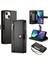 IPhone 13 Mini Çok Fonksiyonlu Kart Yuvaları Bilek Kayışı Cüzdan Için Flip Case (Yurt Dışından) 1