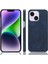 IPhone 14 Için Retro Durumda Uyumluluk Anti Scratch Lychee Desen Kapak (Yurt Dışından) 1