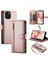 IPhone 15 Bilek Kayışı Kickstand Çok Fonksiyonlu Kart Yuvaları Için Flip Case (Yurt Dışından) 1