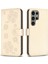 Samsung Galaxy S24 Ultra 5g Çok Renkli Pu Deri Yonca Için Flip Case (Yurt Dışından) 1