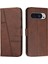 Google Piksel 9 Kart Ekleme Kickstand Tam Koruma Pu Için Flip Case (Yurt Dışından) 1