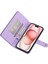 IPhone 15 Bilek Kayışı Kickstand Çok Fonksiyonlu Kart Yuvaları Için Flip Case (Yurt Dışından) 5