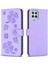 Samsung Galaxy A22 4g Çok Renkli Pu Deri Cüzdan Yonca Için Flip Case (Yurt Dışından) 5