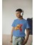 Erkek Çocuk Pamuk Hamburger Baskılı Kısa Kol Tshirt 1