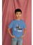 Erkek Çocuk Pamuk Ice Skating Baskılı Kısa Kol Tshirt 3