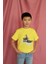 Erkek Çocuk Pamuk Ice Skating Baskılı Kısa Kol Tshirt 3