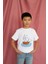 Erkek Çocuk Pamuk Gemi Baskılı Kısa Kol Tshirt 3
