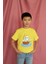 Erkek Çocuk Pamuk Gemi Baskılı Kısa Kol Tshirt 3