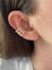 3 Sıra Zirkon Taşlı Kadın Earcuff Kıkırdak Küpe 4