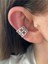 3 Sıra Zirkon Taşlı Kadın Earcuff Kıkırdak Küpe 5