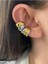 Çift Renkli Halka Kadın Earcuff Kıkırdak Küpe 3