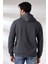 Şardonlu Kapüşonlu Sweatshirt 19125 Antrasitmelanj 4