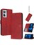 Kart Yuvası Saf Renk ile Toka ile Oneplus Nord Ce2 5g Için Flip Case (Yurt Dışından) 1