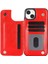 Kart Tutucu Çift Manyetik ile IPhone 15 Için Cüzdan Kılıf Pu Deri (Yurt Dışından) 5