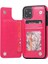 Kart Tutucu Çift ile IPhone 11 Pu Deri Kickstand Için Cüzdan Kılıf (Yurt Dışından) 2