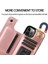 Kart Tutucu Toka ile IPhone 14 Pro Kart Yuvaları Pu Deri Için Cüzdan Kılıf (Yurt Dışından) 2