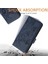 Kredi Kartı Yuvası ile IPhone 15 Pro Pu Deri Manyetik Cüzdan Kılıf (Yurt Dışından) 3