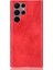 Samsung Galaxy S22 Için Retro Durumda Ultra Uyumluluk Lychee Desen Anti (Yurt Dışından) 3