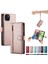 IPhone 15 Için Flip Case Artı Kickstand Cüzdan Bölmesi Bilek Kayışı Kart (Yurt Dışından) 1