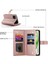 IPhone 15 Için Flip Case Artı Kickstand Cüzdan Bölmesi Bilek Kayışı Kart (Yurt Dışından) 4
