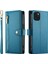 IPhone 15 Için Flip Case Artı Kickstand Cüzdan Bölmesi Bilek Kayışı Kart (Yurt Dışından) 4