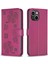 IPhone 15 Için Flip Case Artı Çok Renkli Kart Yuvaları Tutucu Kickstand Pu (Yurt Dışından) 5