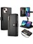 IPhone 13 Mini Çok Fonksiyonlu Kart Yuvaları Bilek Kayışı Cüzdan Için Flip Case (Yurt Dışından) 3