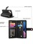 IPhone 13 Mini Çok Fonksiyonlu Kart Yuvaları Bilek Kayışı Cüzdan Için Flip Case (Yurt Dışından) 5
