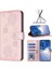 IPhone 15 Için Flip Case Pro Kart Yuvaları Tutucu Kickstand Cüzdan Yonca Pu (Yurt Dışından) 1