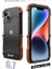 IPhone 14 Için Kılıf Artı, Damla Koruma Alüminyum Metal Ahşap Tampon Çerçeve (Yurt Dışından) 5