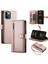 IPhone 12 Için Flip Case Pro Max Çok Fonksiyonlu Kart Yuvaları Kickstand Bilek (Yurt Dışından) 1