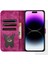 IPhone 16 Için Flip Case Pro Max Tutucu Kapak Çevirin Folio Kabartmalı Kedi (Yurt Dışından) 4