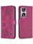 Onur Için Flip Case 90 5g Pu Deri Yonca Çiçek Kart Yuvaları Tutucu (Yurt Dışından) 5
