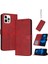 Toka Saf Renk Pu ile Kart Yuvası ile IPhone 12 Pro Max Için Flip Case (Yurt Dışından) 1