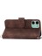 Iphone 12 Mini Çoklu Kredi Kartı Yuvaları Için Flip Case Bileklik Kabartmalı (Yurt Dışından) 4