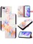 Onur 9 Lite Mermer Desen Kickstand Pu Deri Cüzdan Için Kılıf (Yurt Dışından) 1