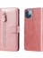 Iphone 14 Için Kılıf Artı Fermuar Kart Yuvası Sahipleri Koruyucu Kapak Deri (Yurt Dışından) 1
