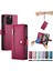 IPhone 15 Için Flip Case Pro Max Bilek Kayışı Cüzdan Bölmesi Kart Yuvaları (Yurt Dışından) 1