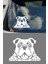 Amerikan Bulldog 2 Resmi Oto Araba Cam Sticker Çıkartma Bilgisayarlar,kamyonlar,motosikletler Için 2