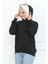Ahlin Kapüşonlu Sweat 1101 - Siyah 1