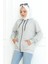 Ahlin Kapüşonlu Sweat 1101 - Gri 1