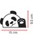 El Sallayan Panda Resmi Oto Araba Cam Sticker Çıkartma Bilgisayarlar,kamyonlar, Motosikletler Için 3