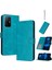 Xiaomi 11T/11T Pro Kickstand Saf Renk Pu Deri ile Flip Case (Yurt Dışından) 1