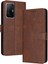 Xiaomi 11T/11T Pro Kickstand Saf Renk Pu Deri ile Flip Case (Yurt Dışından) 1