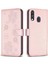Samsung Galaxy A40 Çok Renkli Pu Deri Cüzdan Yonca Kartı Için Flip Case (Yurt Dışından) 1