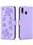 Samsung Galaxy A20 Için Flip CASE/A30 Pu Deri Çok Renkli Yonca Çiçek (Yurt Dışından) 5