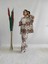 Kahverengi Desenli Ikili Kimono Takım ( Rahat Kalıp ) 1