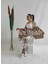 Kahverengi Desenli Ikili Kimono Takım ( Rahat Kalıp ) 2
