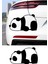 Yorgun Panda Resmi Oto Araba Cam Sticker Çıkartma Bilgisayarlar,kamyonlar, Motosikletler Için 3